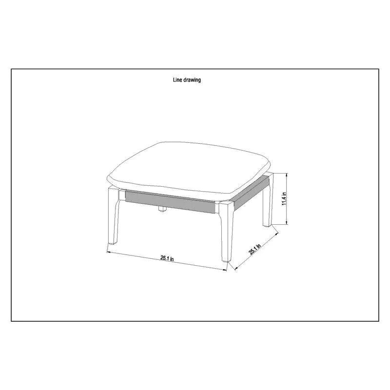 Jacobson Solid Wood 5 - Person Seating Group with Cushions