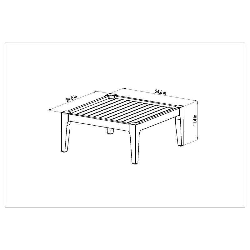 Jacobson Solid Wood 5 - Person Seating Group with Cushions