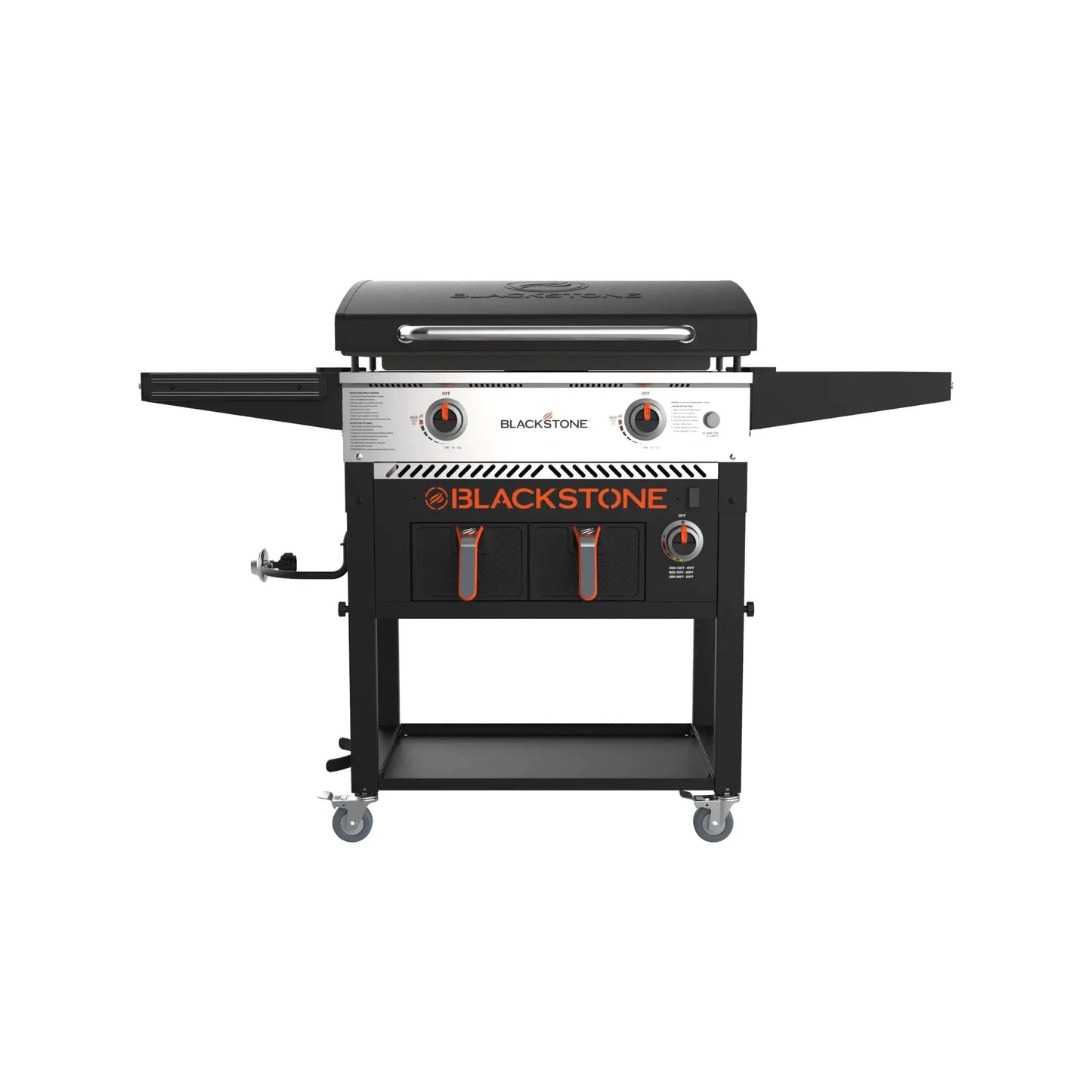 💥Clearance Sale🔥Blackstone 2-Burner 28" Griddle with Electric Air Fryer and Hood